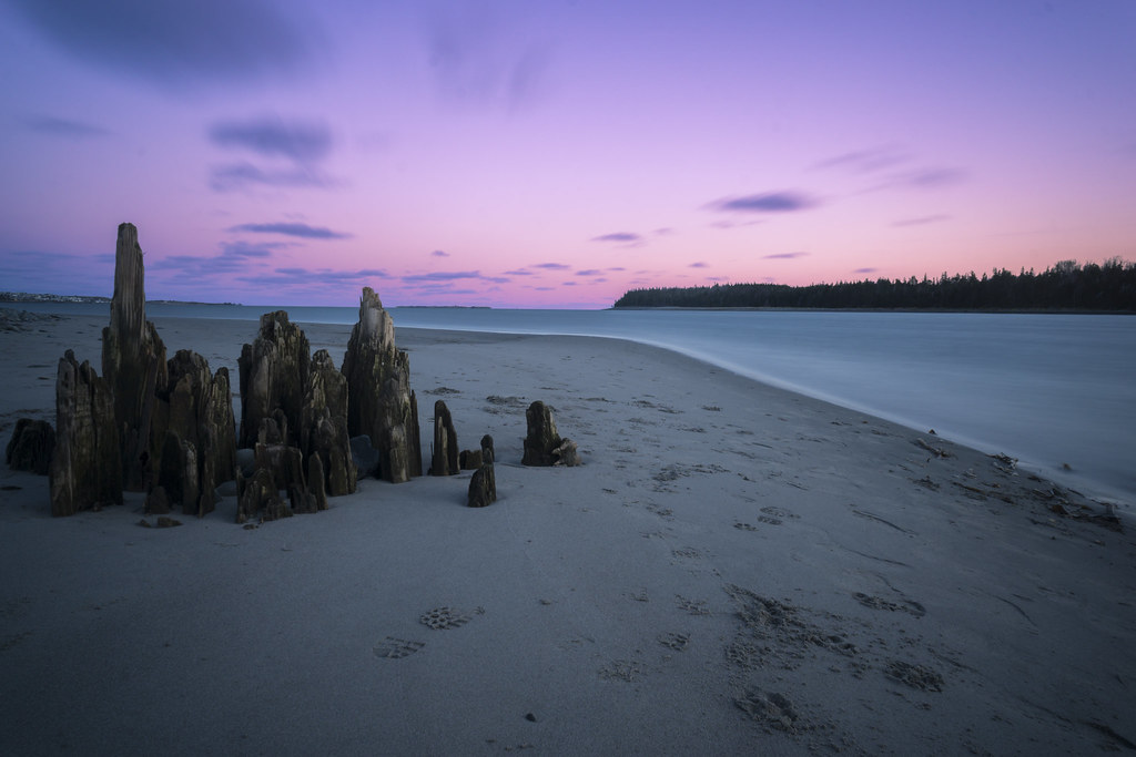 Fisherman's Cove Beach Long exposure shot of the beach at … Flickr