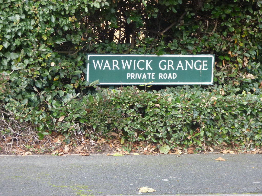 Dovehouse Court Warwick Grange, Olton, Solihull road sign a photo