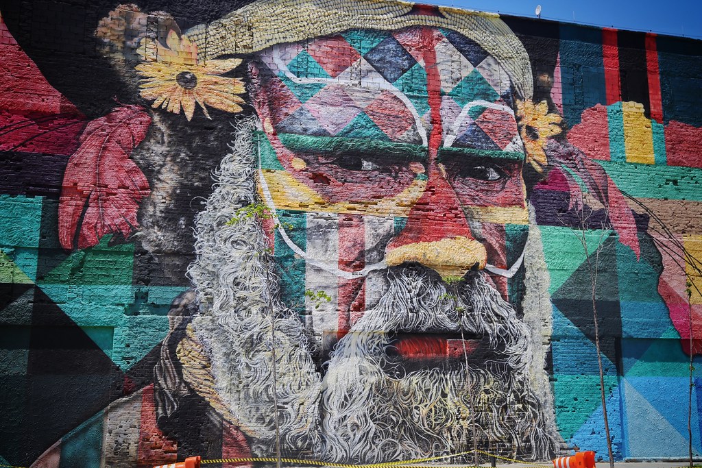 Etnias 5 World largest mural painting made for the Olympic… Flickr