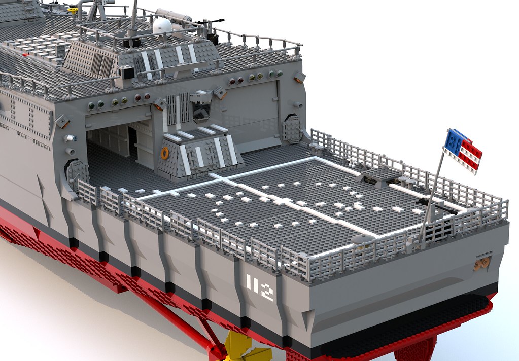 DDG 112 FLIGHT DECK a view of the flight deck. The ship