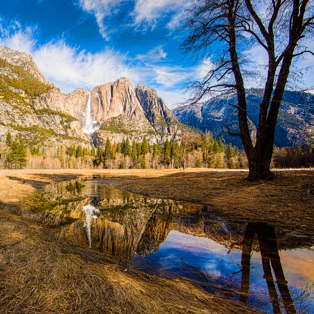 granite monolith reflections Merced River. Aperture Academ… Flickr