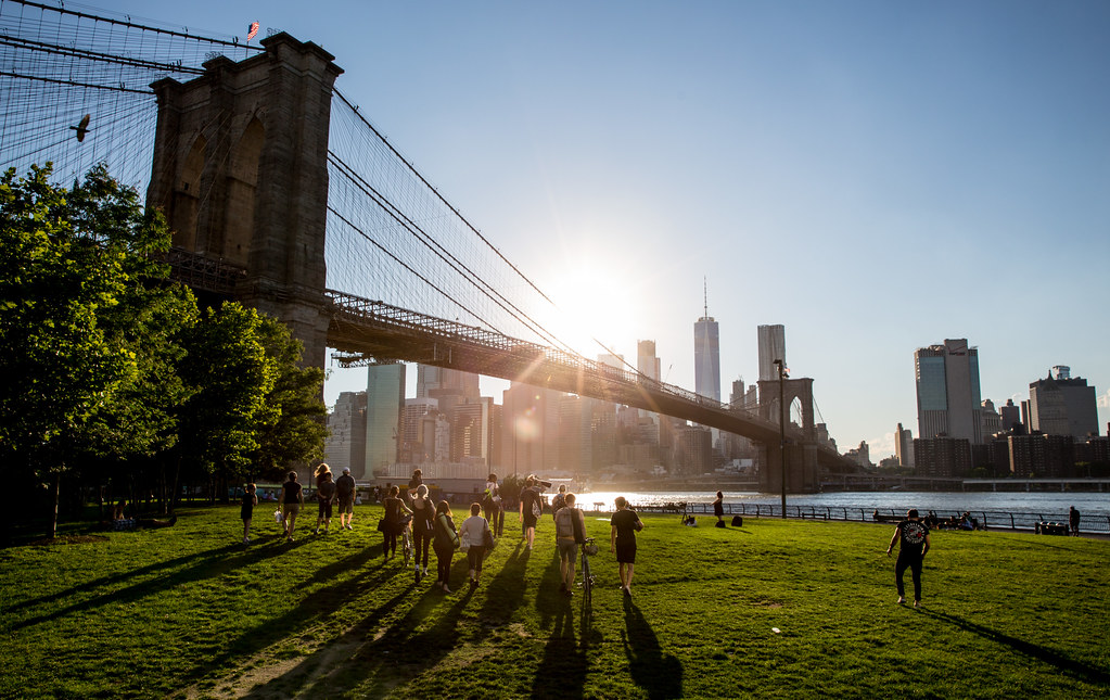 Brooklyn Bridge sunset [Explored] New York, June 2017. Franck Michel Flickr