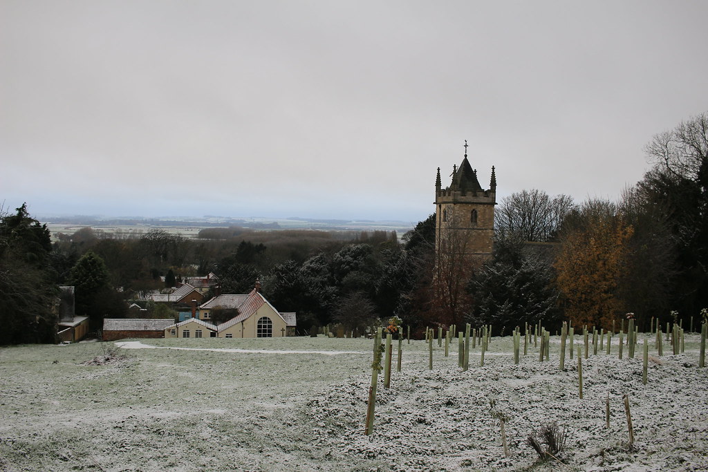 Snow today in Saxby All Saints hullvalley Flickr