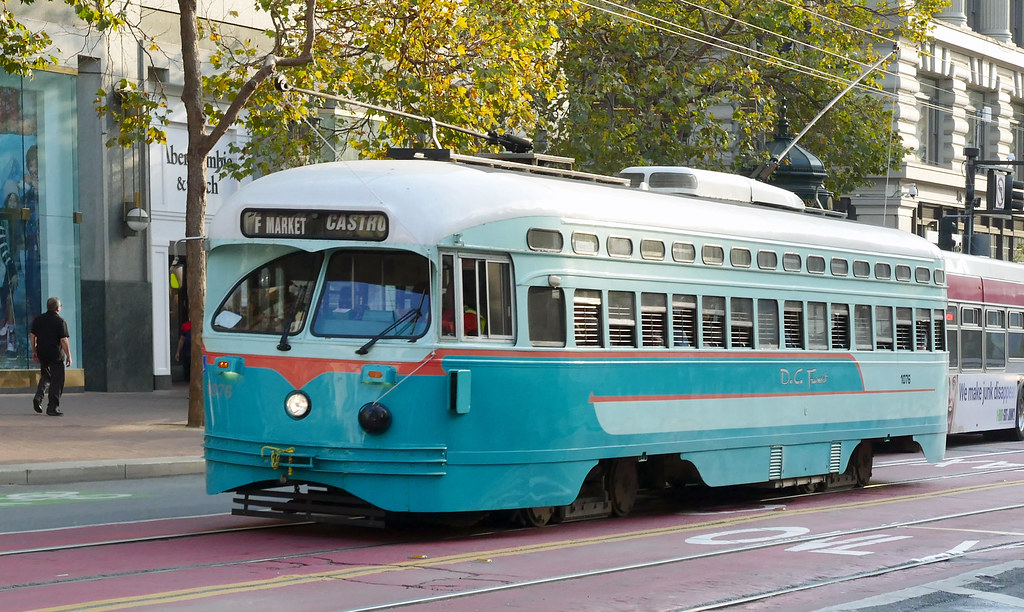 Historic Streetcars in San Francisco. No 1076. a photo on Flickriver