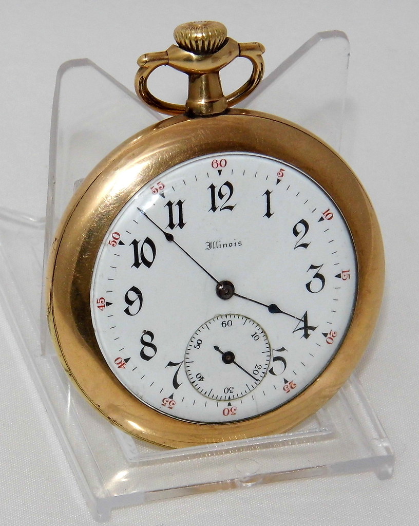 Vintage Illinois Openface Pocket Watch, Size 12s, Grade 21… Flickr