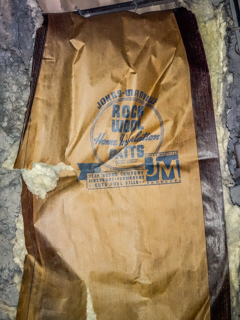 Labeled JM Rock Wool Batt Insulation Asbestorama Flickr