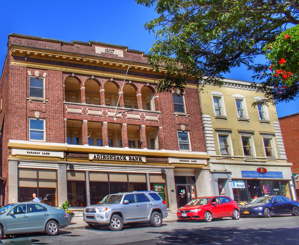 Saranac Lake New York Adirondack Bank Hasse Block 19… Flickr