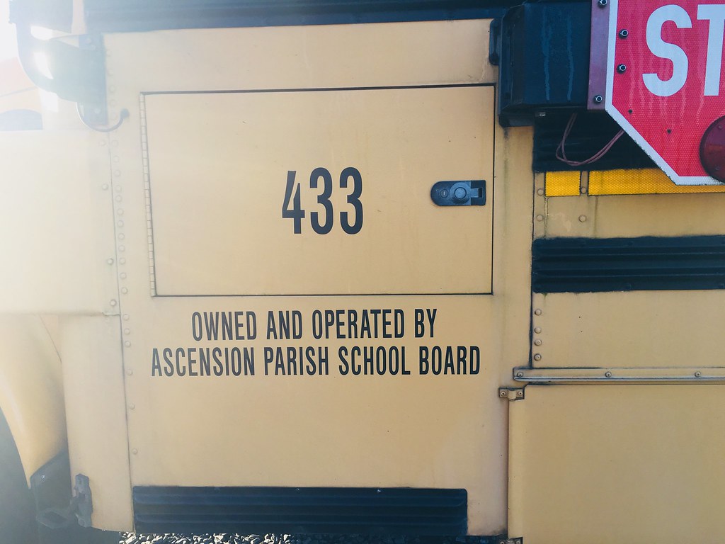 Ascension Parish Public Schools (Bus 433) andre schexnayder Flickr