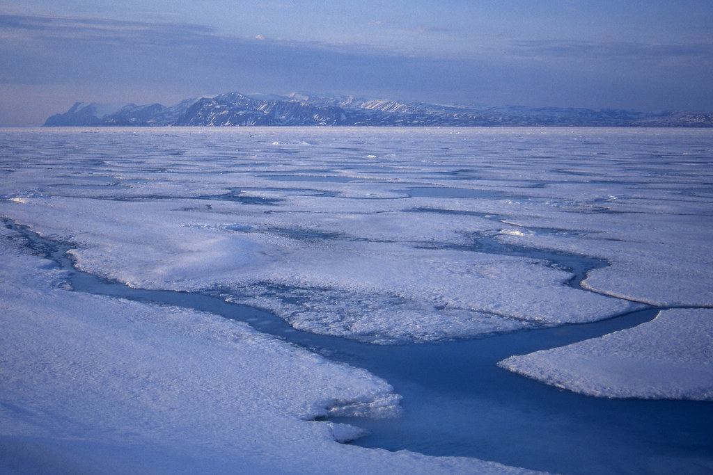 Melting sea ice at Pond Inlet, Nunavut, Canada Sea ice is … Flickr