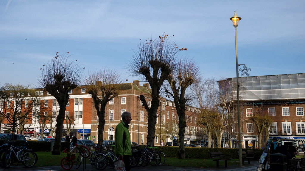 Christmas Lights Are On In Hertfordshire It's a shame it's… Flickr