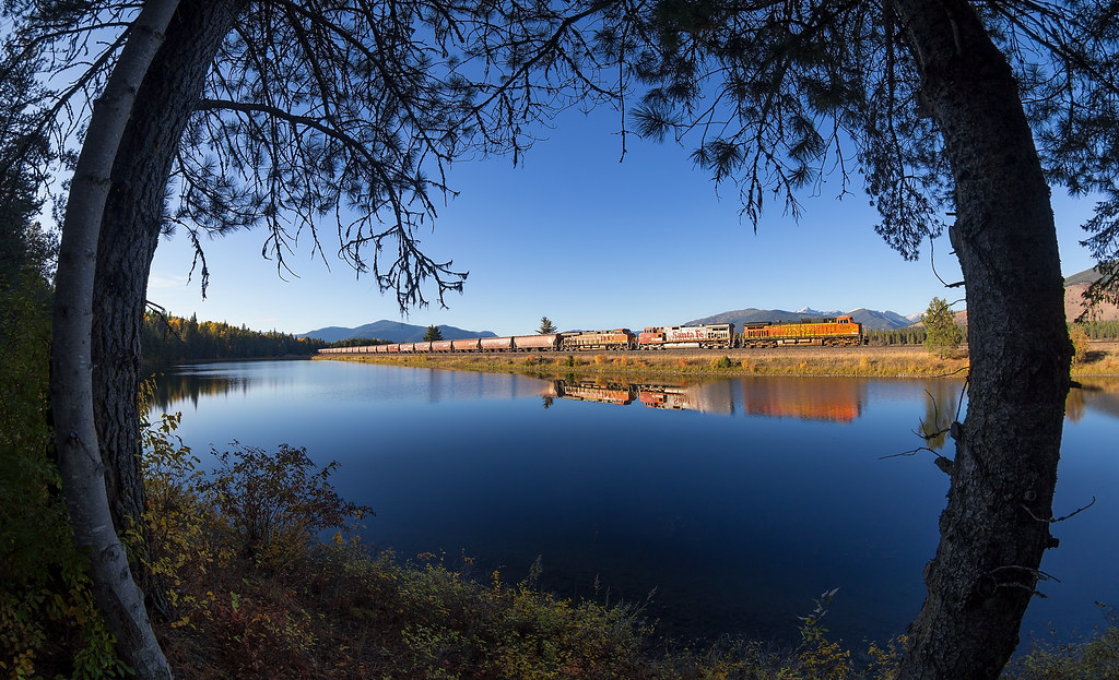 Elevation of Noxon Reservoir, Montana, USA Topographic Map Altitude Map