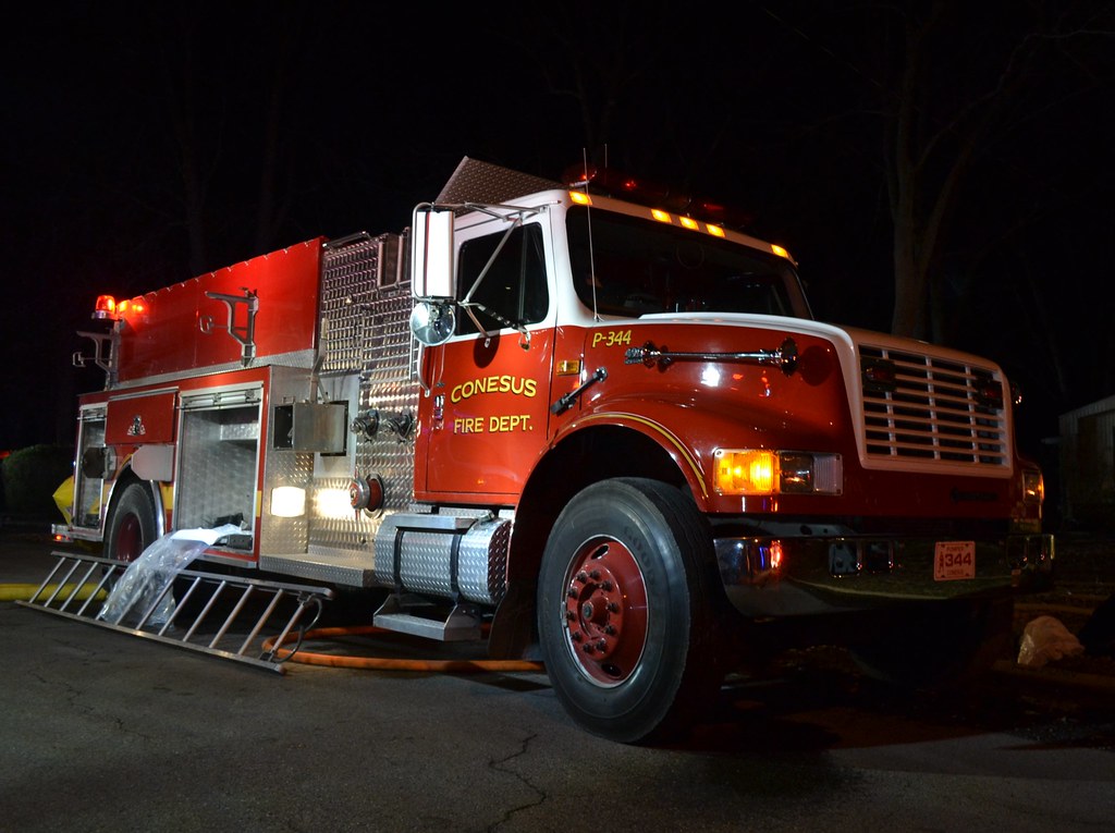 Conesus, NY house fire Flickr
