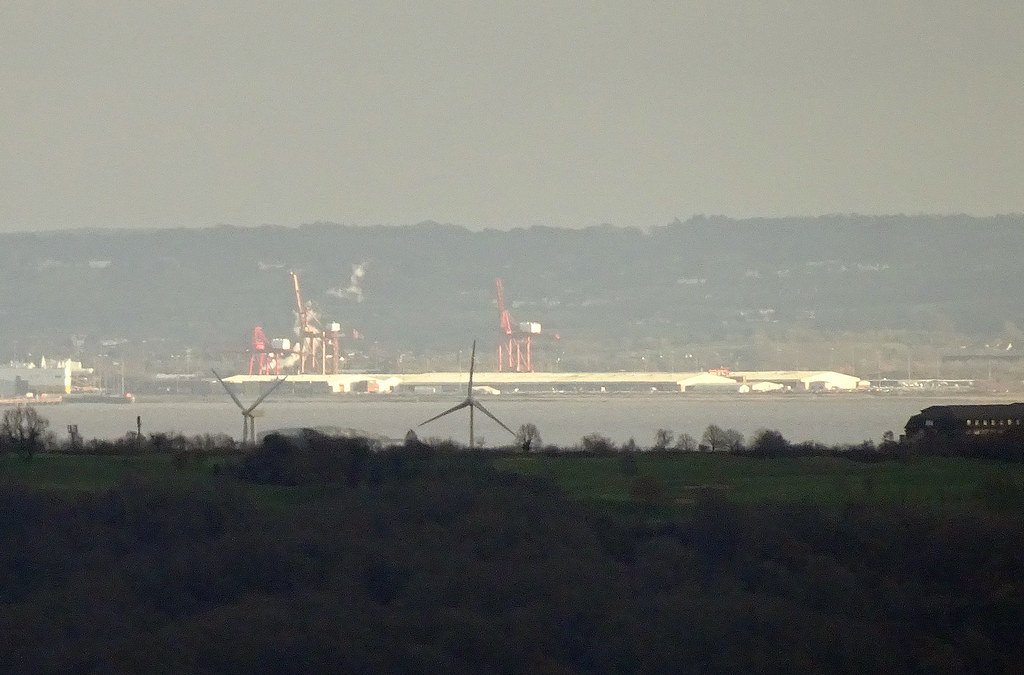 Portishead From The Mountain Road, Upper Cwmbran 29 Novemb… Flickr