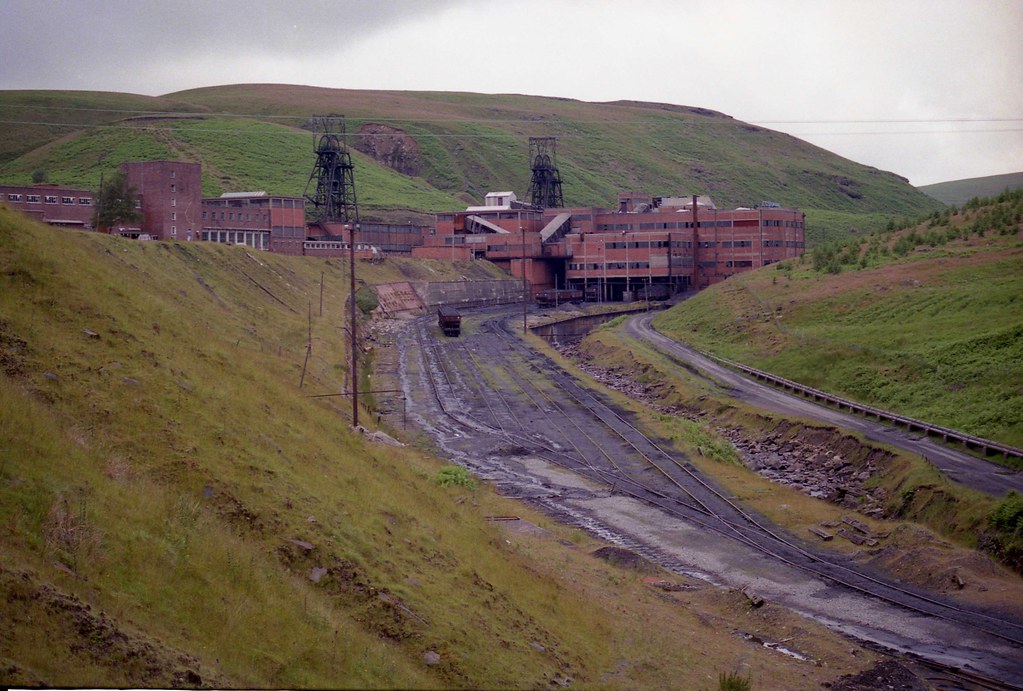 Maerdy Colliery visit. 12th July 1986. Flickr