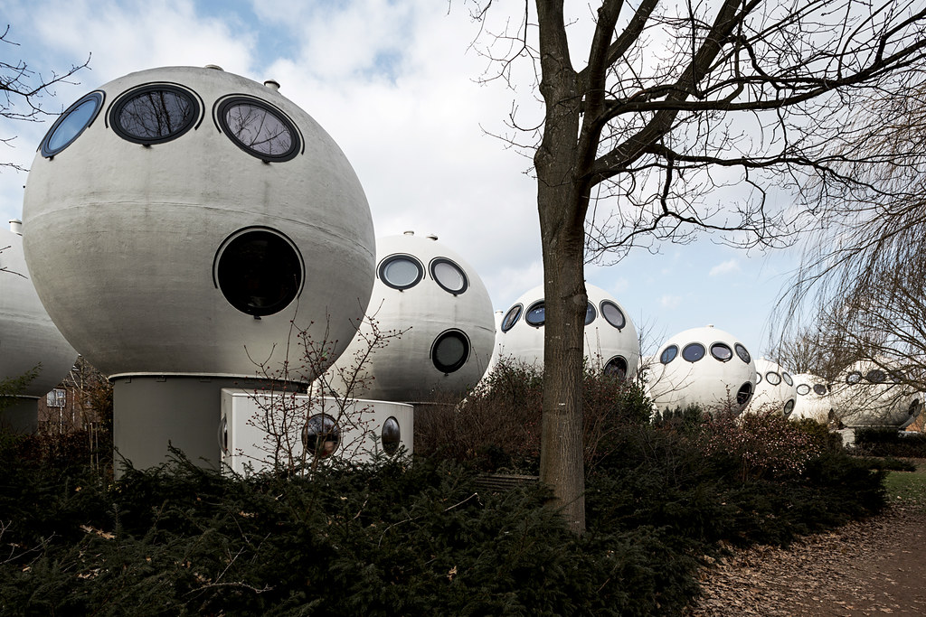 Bolwoningen (Sphere Houses). Designed by Dries Kreijkamp, … Flickr