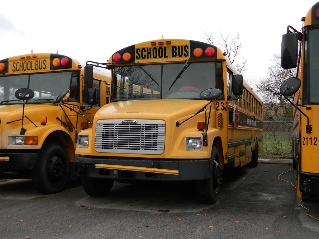 Henry County Schools 232 Bus lot Eminence, KY Flickr