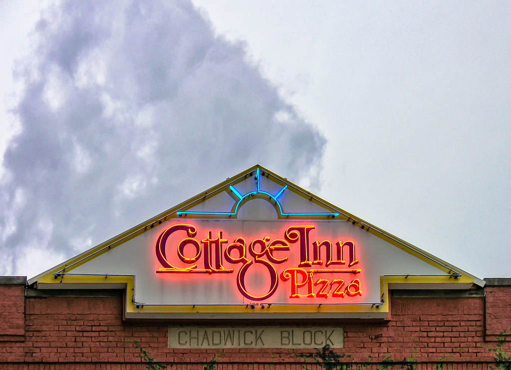 Cottage Inn Pizza sign Downtown Ann Arbor Dave Mc Flickr