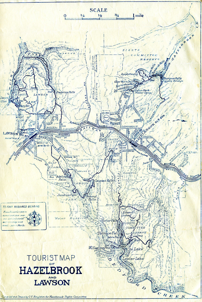 Tourist Map of Hazelbrook and Lawson a photo on Flickriver