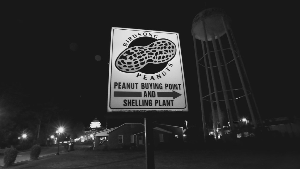 Birdsong Peanuts Sign Blakely, tburton Flickr