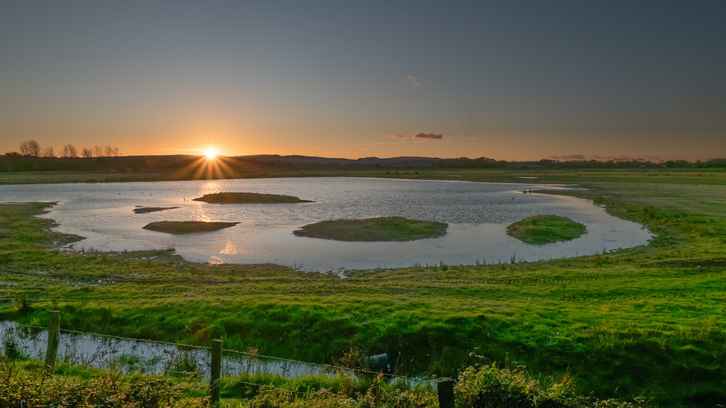 Sundown at West Mead From West Mead Hide, RSPB Pulborough … Flickr