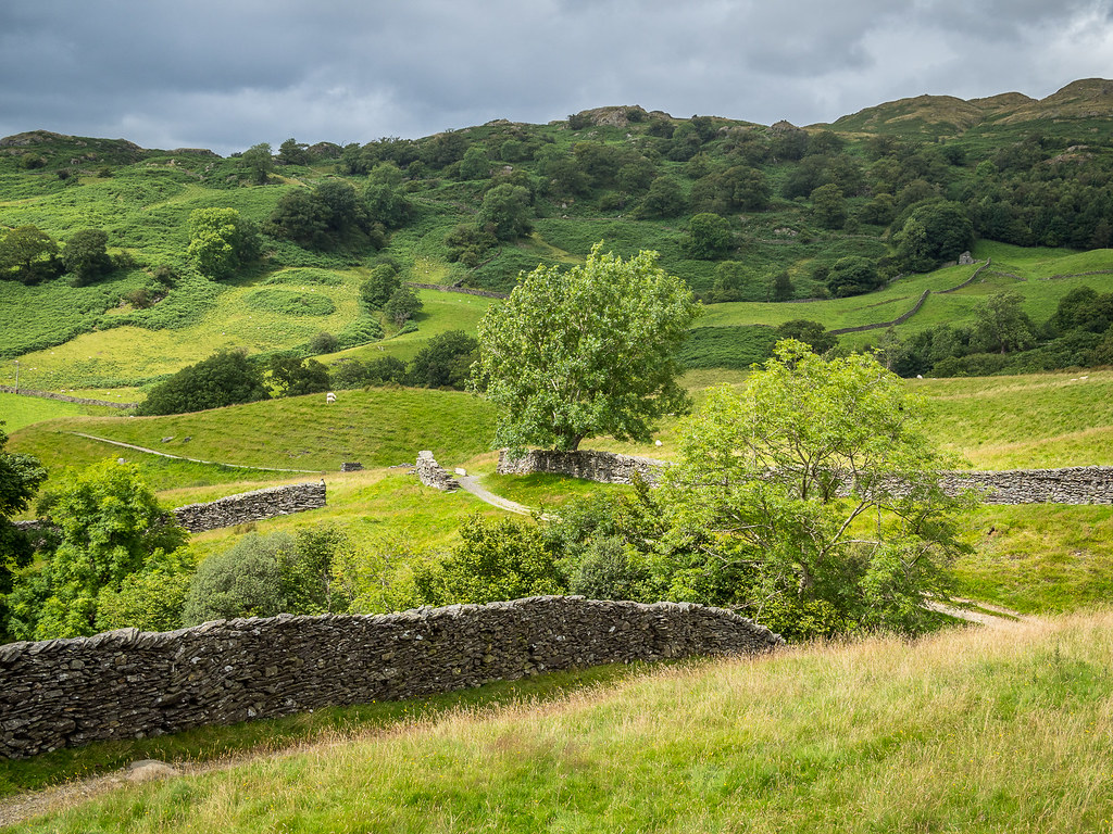 Diagonal lines; Wansfell between Troutbeck and Ambleside Flickr