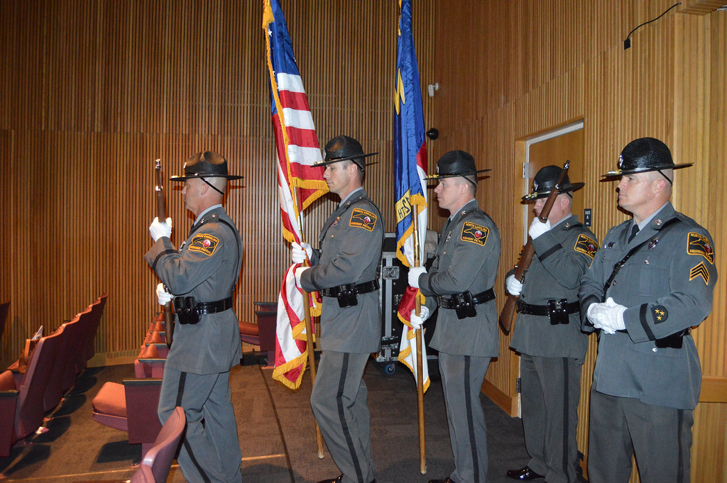 Presentation of the colors NCHP Honor Guard3 NC OSHR Flickr