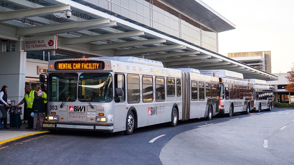 BWI Airport Rental Car Shuttle 2002 New Flyer D60LF 303 Flickr