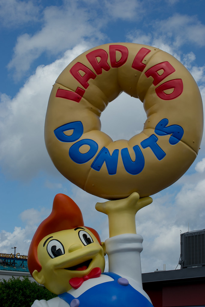 Lard Lad Doughnuts Simpsons Land Universal Studios Flo… Alan