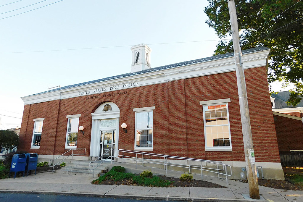 Palmyra, PA post office Lebanon County. Photo by J Emerson… Flickr