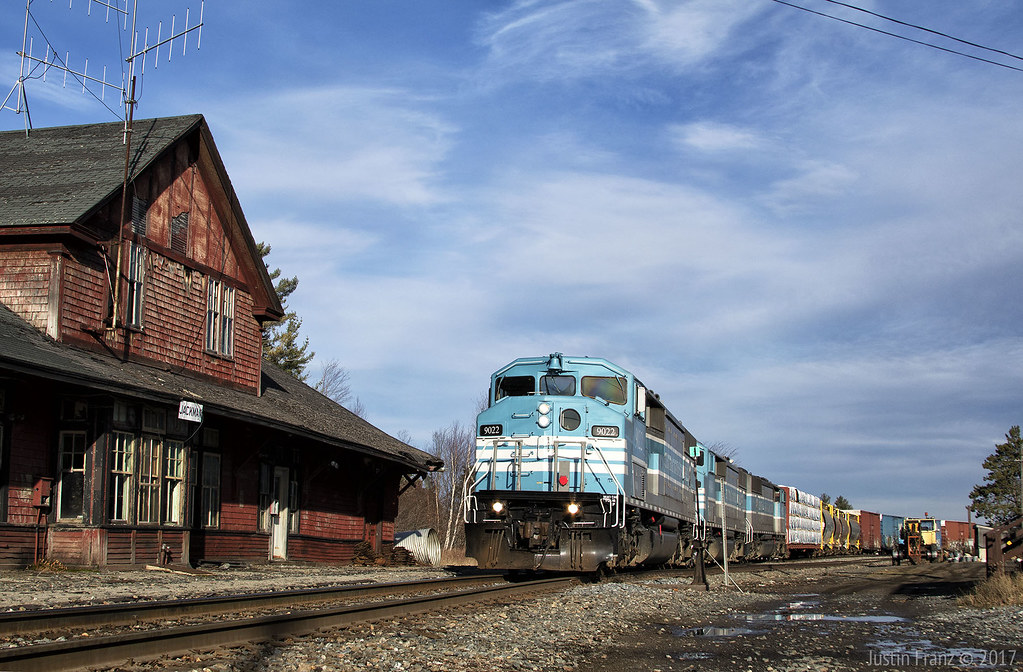 Switching at Jackman Central Maine & Quebec train No. 1, l… Flickr