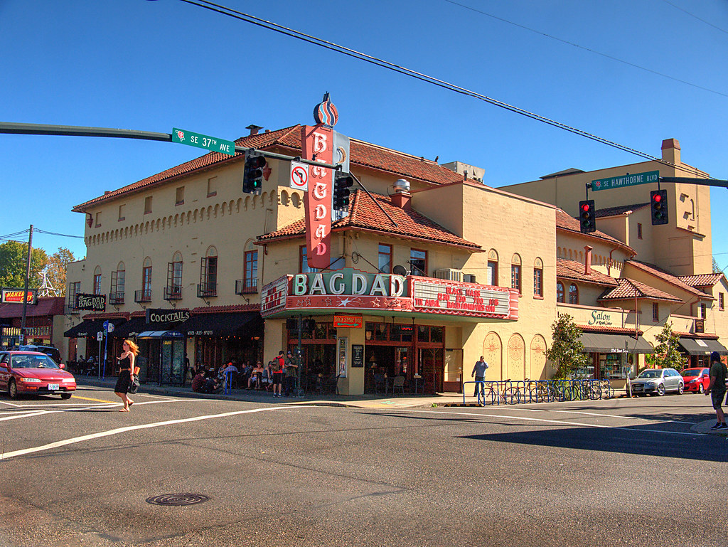 Historic Bagdad Theater Built in 1927 for 100,000, the Ba… Flickr