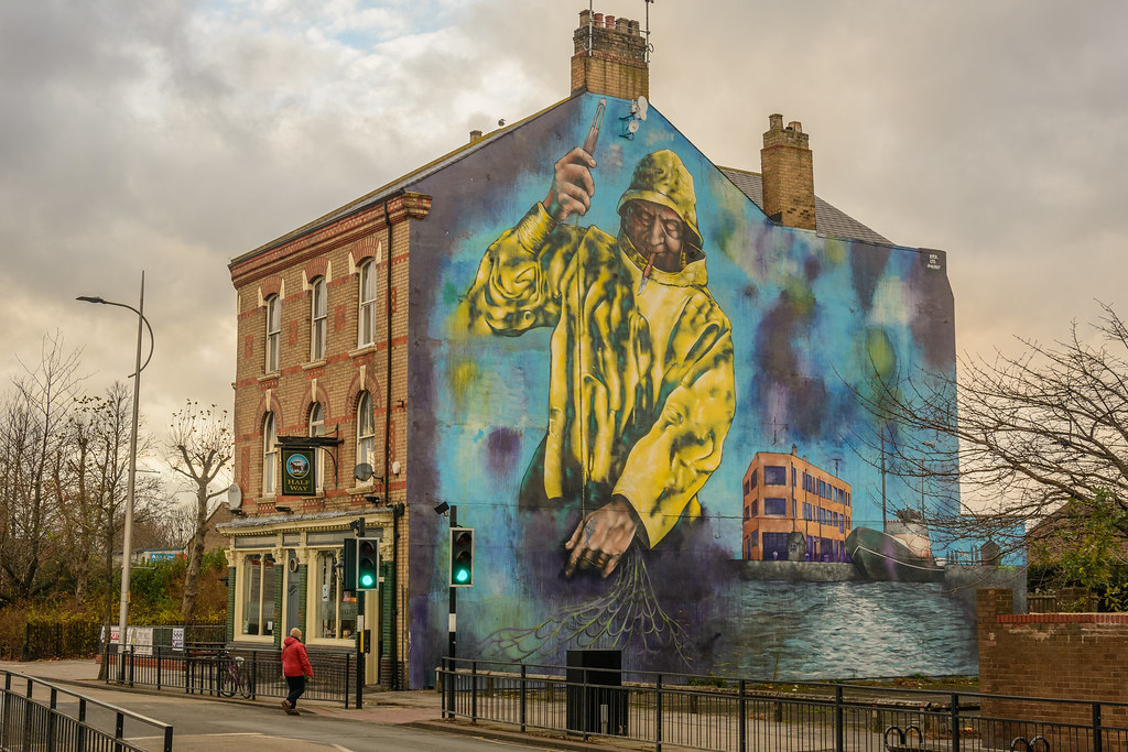 Mural Hull once had a large fishing fleet, and the fisherm… Flickr