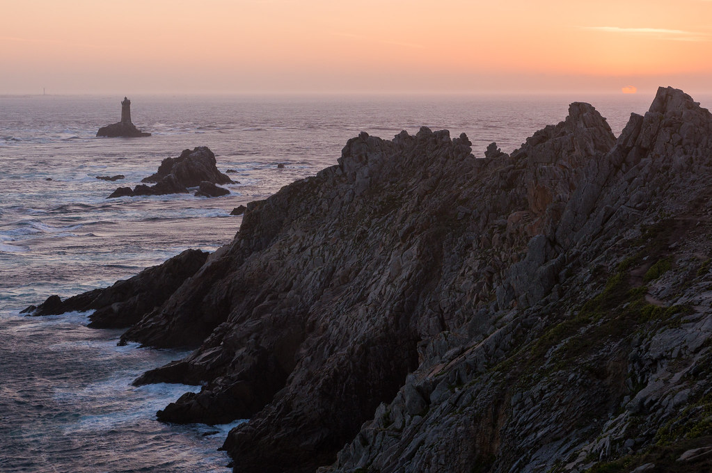 Bretagne Coucher de soleil à la Pointe du Raz, Finistère