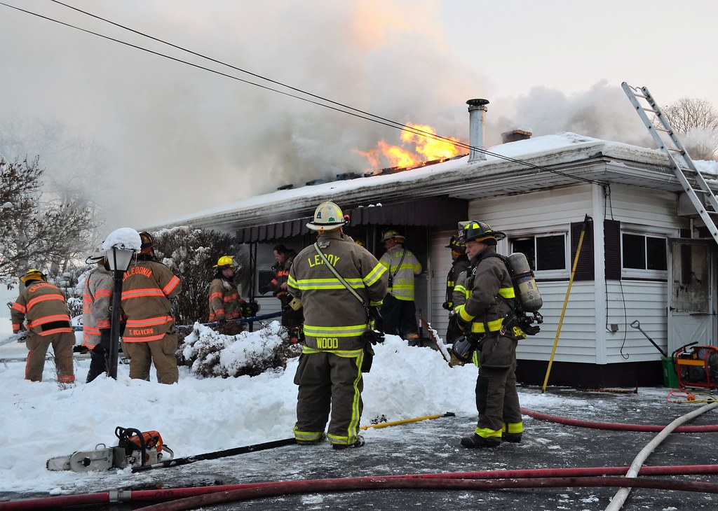 Caledonia, NY House Fire Flickr