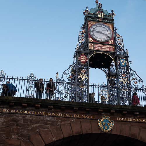 Clock Tower, Chester Taken during steam excursion Bristol… Flickr