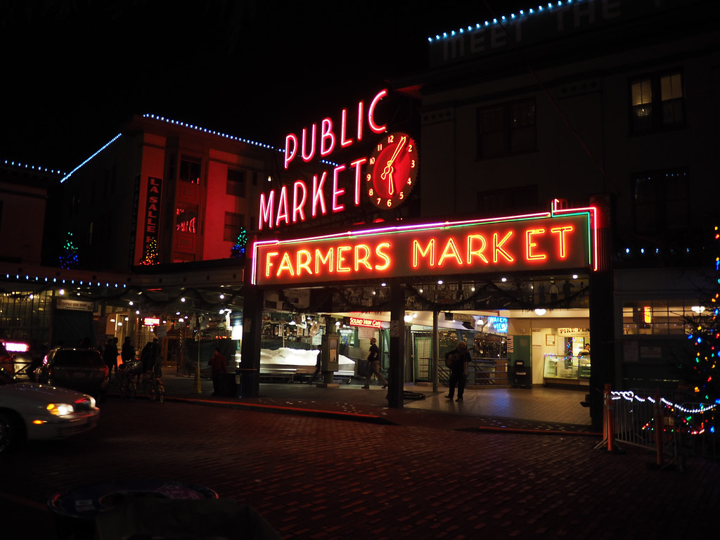 Seattle in December The Farmers Market David French Flickr