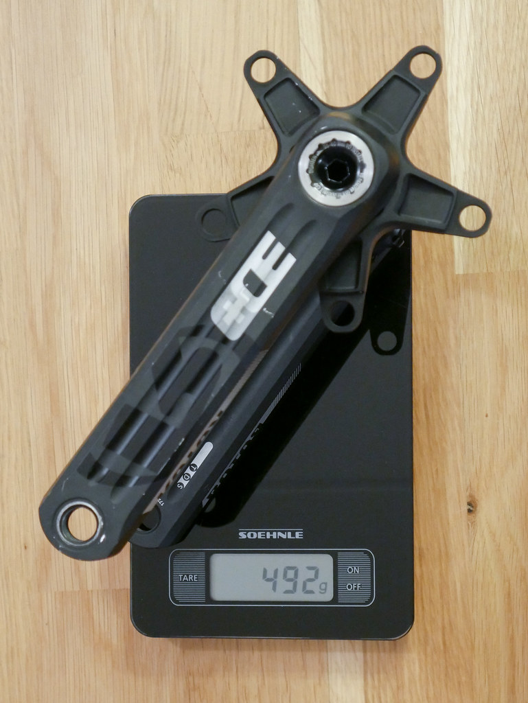 Rotor 3D+ crank weight Rotor 3D+ on a scale. 172.5mm, 110 … Flickr