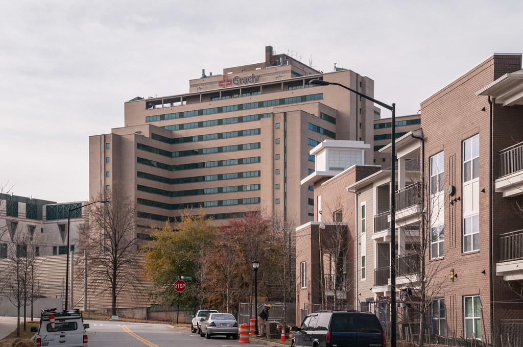 Grady Hospital Grady Hospital in Atlanta, jwcjr Flickr