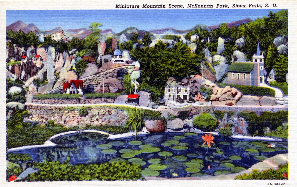 Miniature Mountain Scene McKennan Park Sioux Falls SD Flickr