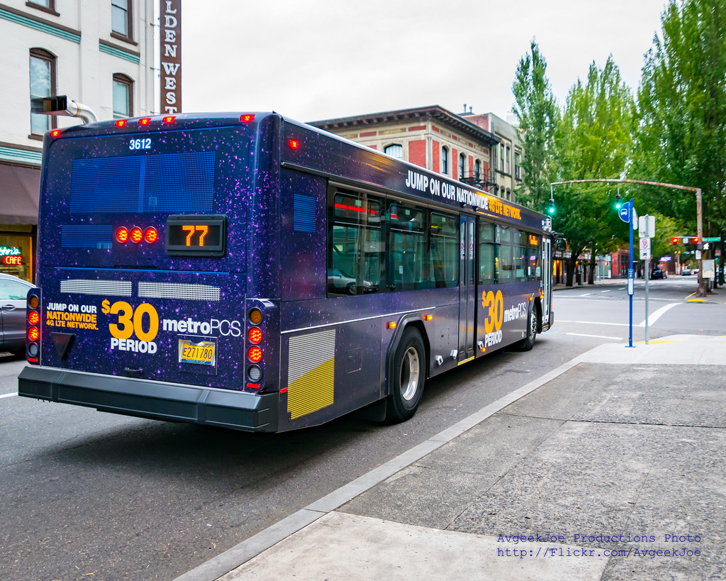 Trimet Bus in Downtown Portland Adding because I needed a … Flickr