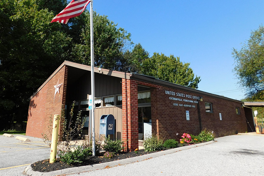 Cochranville, PA post office Chester County. Photo by J Em… Flickr