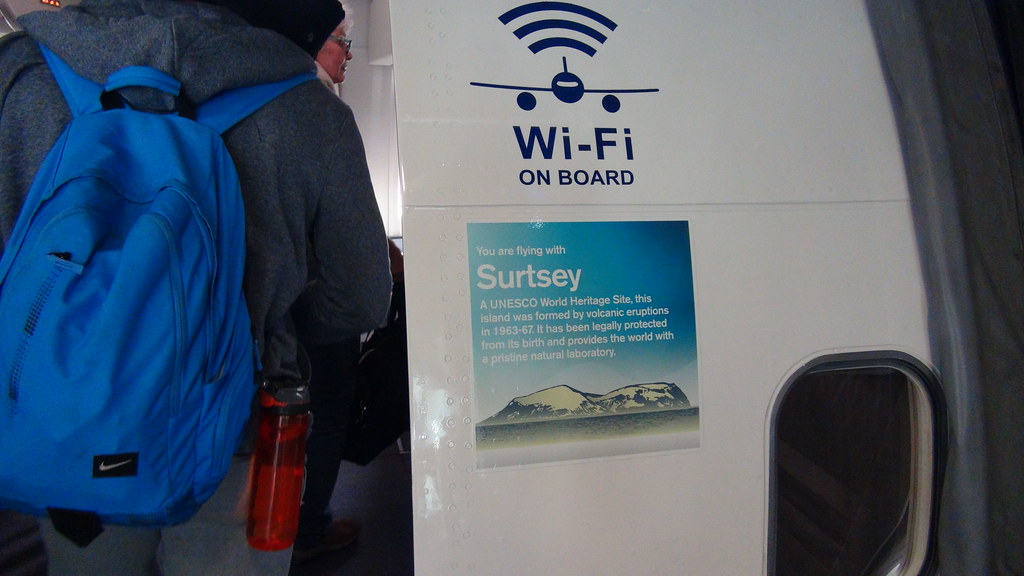 Wifi on board the icelandair airplane boeing 757200 DieselDucy