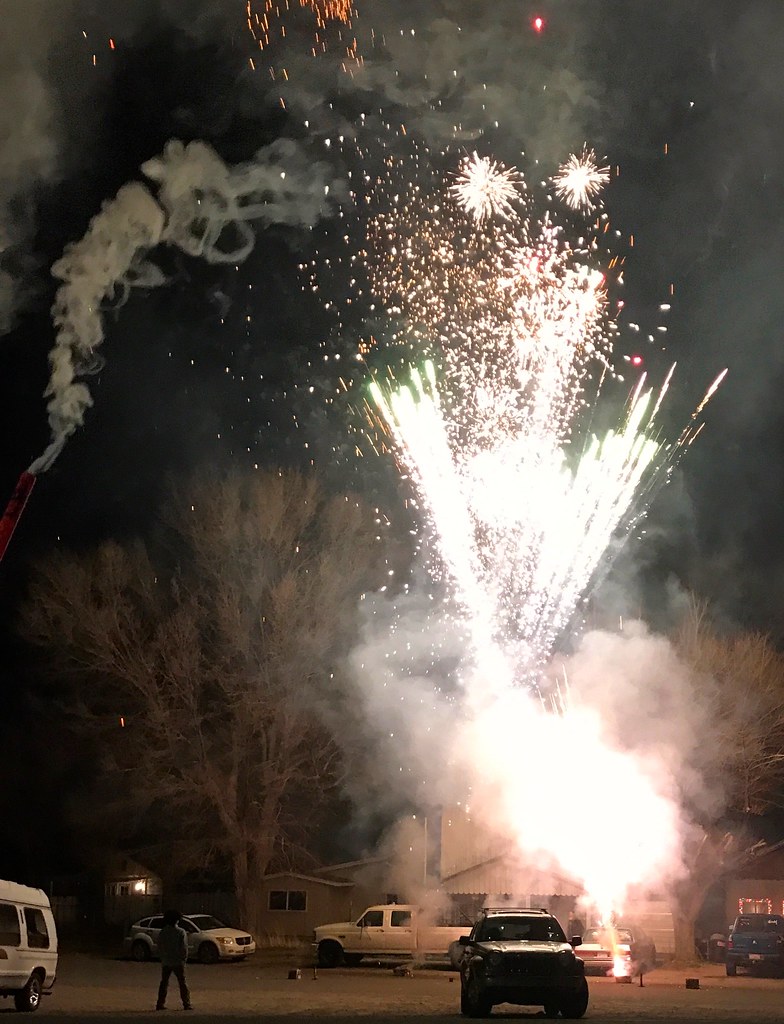 New Years Eve In Doyle Someone had fireworks, it was fabul… Flickr
