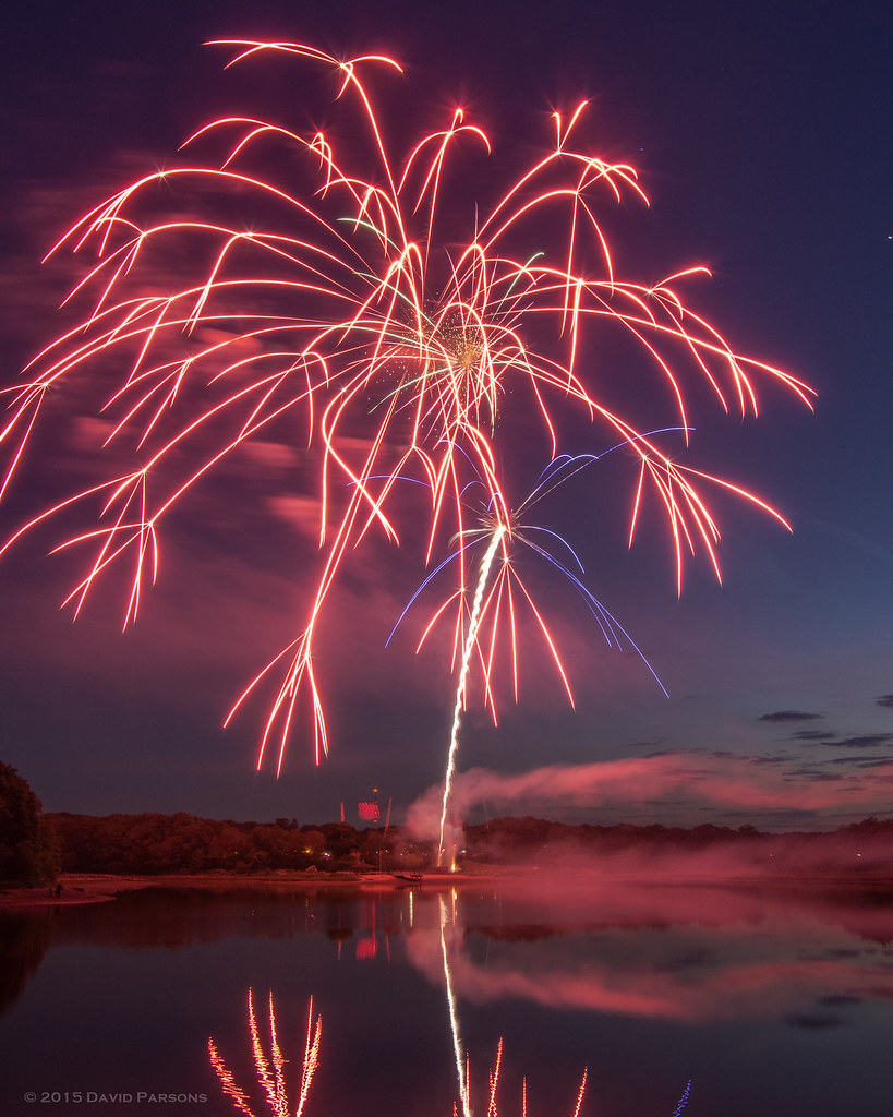 Quincy Flag Day Fireworks David Parsons Flickr