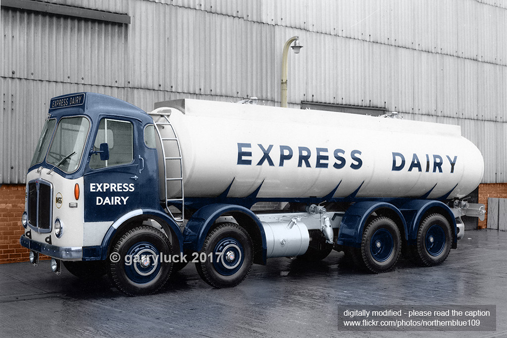 Express Dairy, London AEC Mammoth Major 8 MkV Milk Tanker… Flickr