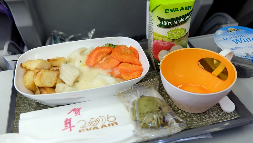 Economy Class Inflight Meal EVA Air Seafood Meal BR852 … Flickr
