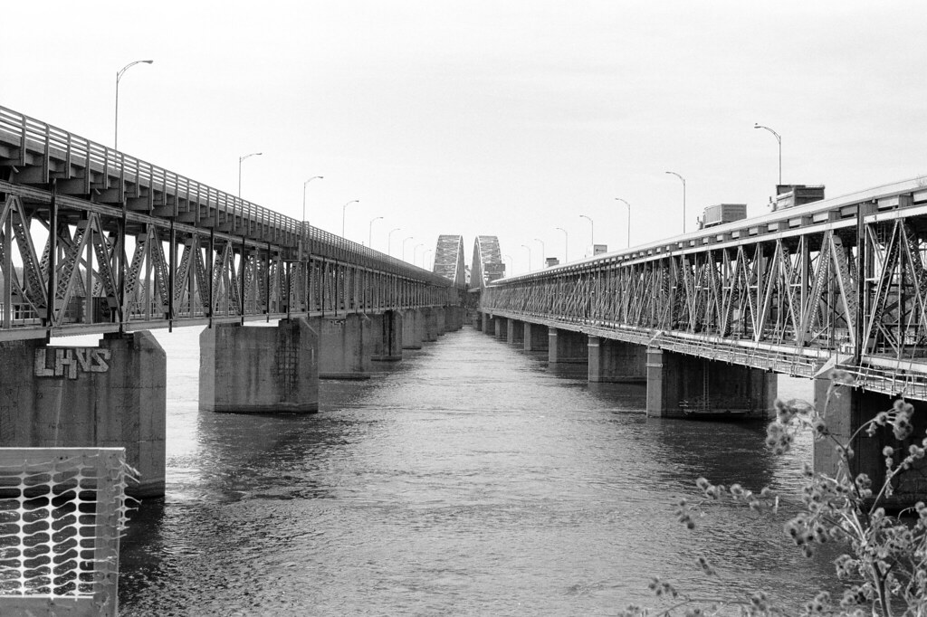 Twin Bridges Asahi Pentax Spotmatic II SuperTakumar 55mm … Flickr