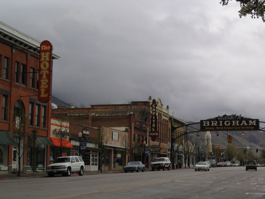 Downtown Brigham City, Utah a photo on Flickriver
