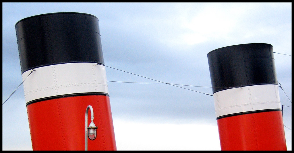 What did the big chimney say to the little chimney? Flickr