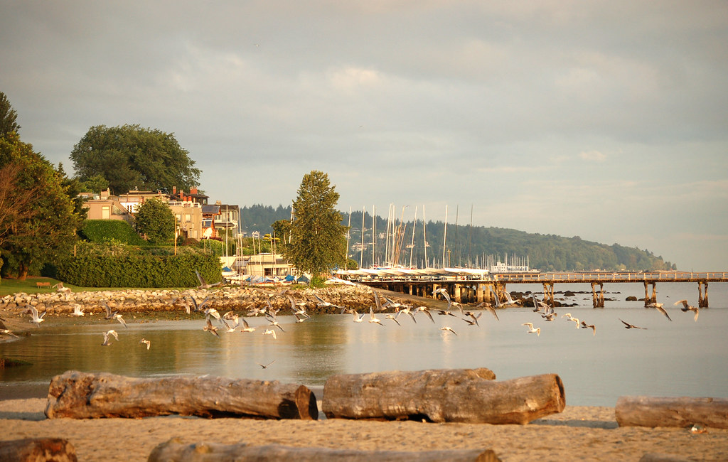 Kits Beach Kits Beach Near Watermark Restaurant Randy Mennie Flickr